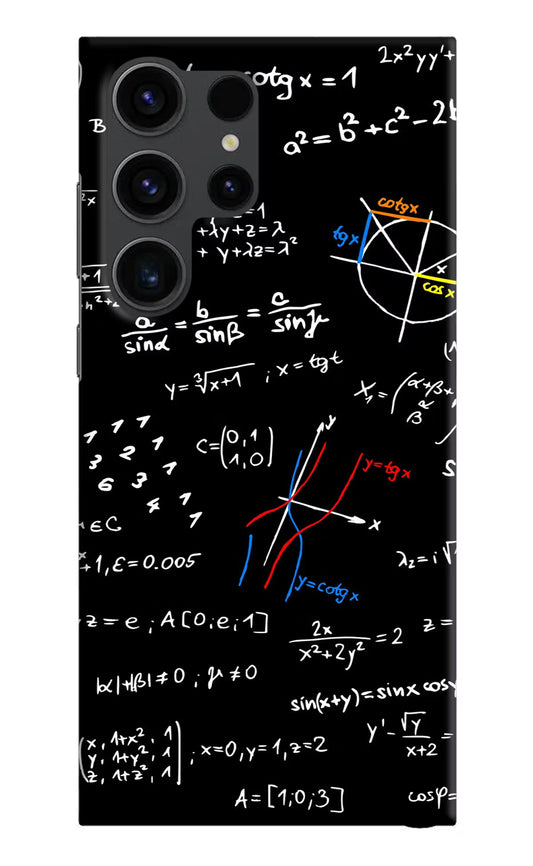Mathematics Formula Samsung S23 Ultra Hard Case Back Cover by Casekaro