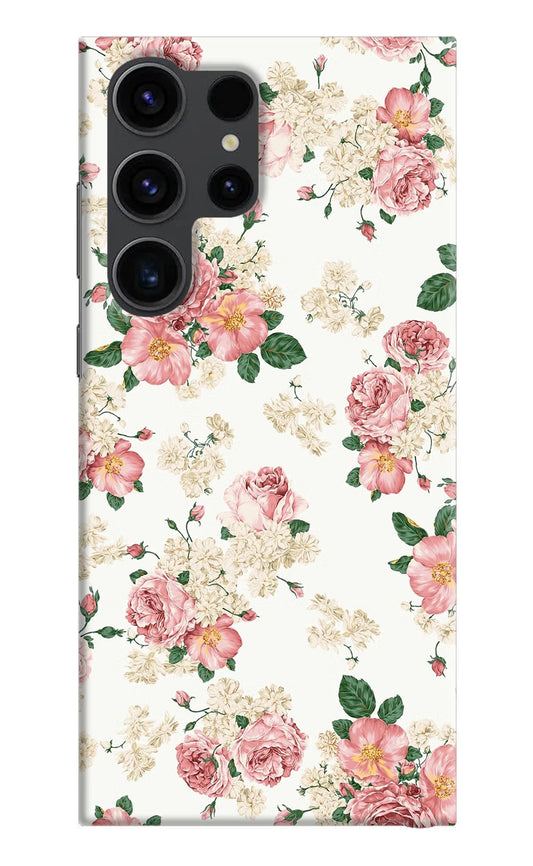 Flowers Samsung S23 Ultra Hard Case Back Cover by Casekaro