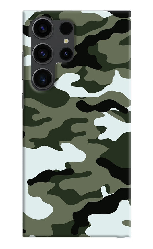 Camouflage Samsung S23 Ultra Hard Case Back Cover by Casekaro