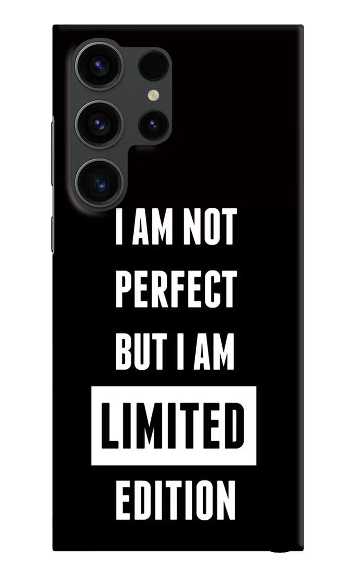 I Am Not Perfect But I Am Limited Edition Samsung S23 Ultra Hard Case Back Cover by Casekaro