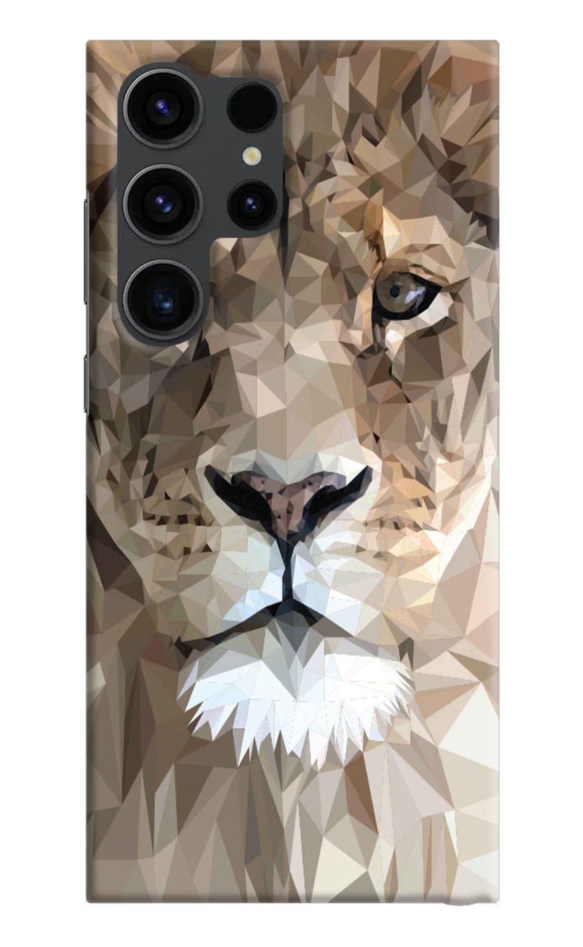 Lion Art Samsung S23 Ultra Hard Case Back Cover by Casekaro