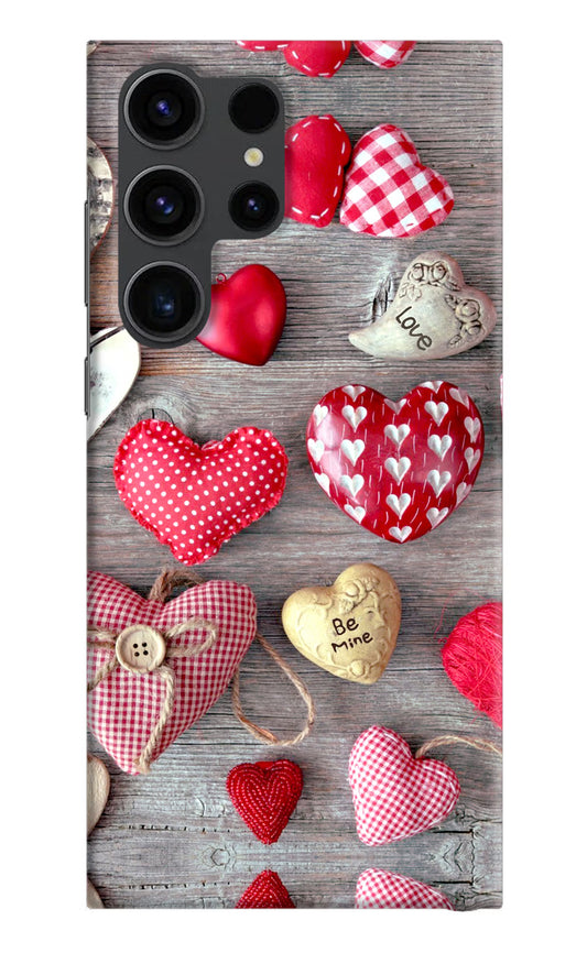 Love Wallpaper Samsung S23 Ultra Hard Case Back Cover by Casekaro