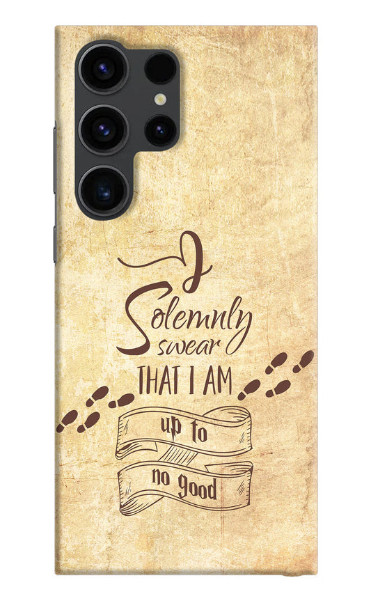 I Solemnly swear that i up to no good Samsung S23 Ultra Hard Case Back Cover by Casekaro