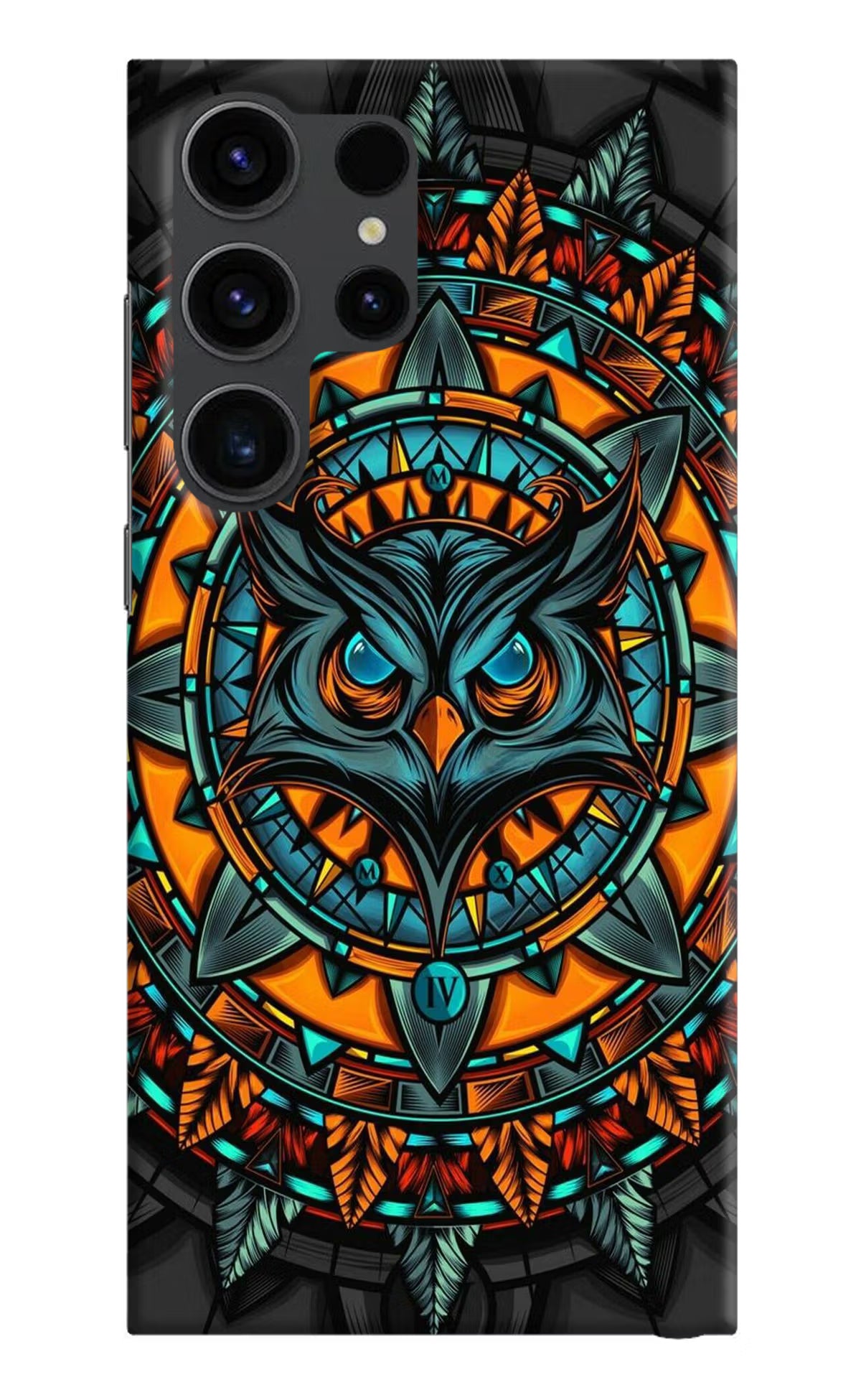 Angry Owl Art Samsung S23 Ultra Hard Case Back Cover by Casekaro