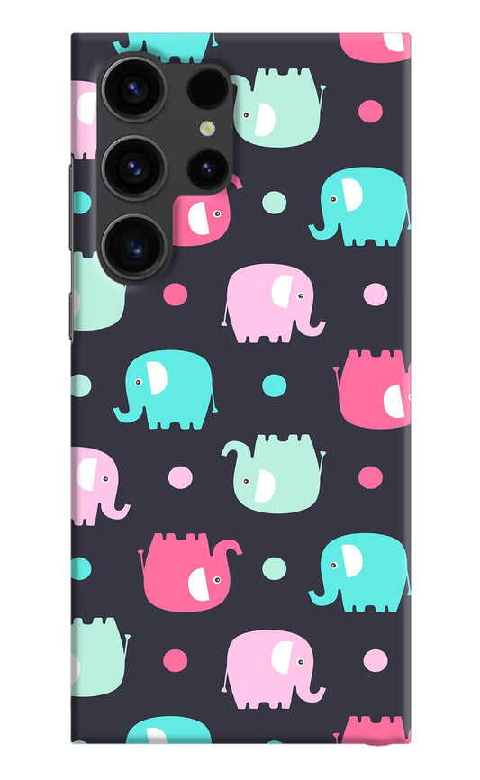 Elephants Samsung S23 Ultra Hard Case Back Cover by Casekaro