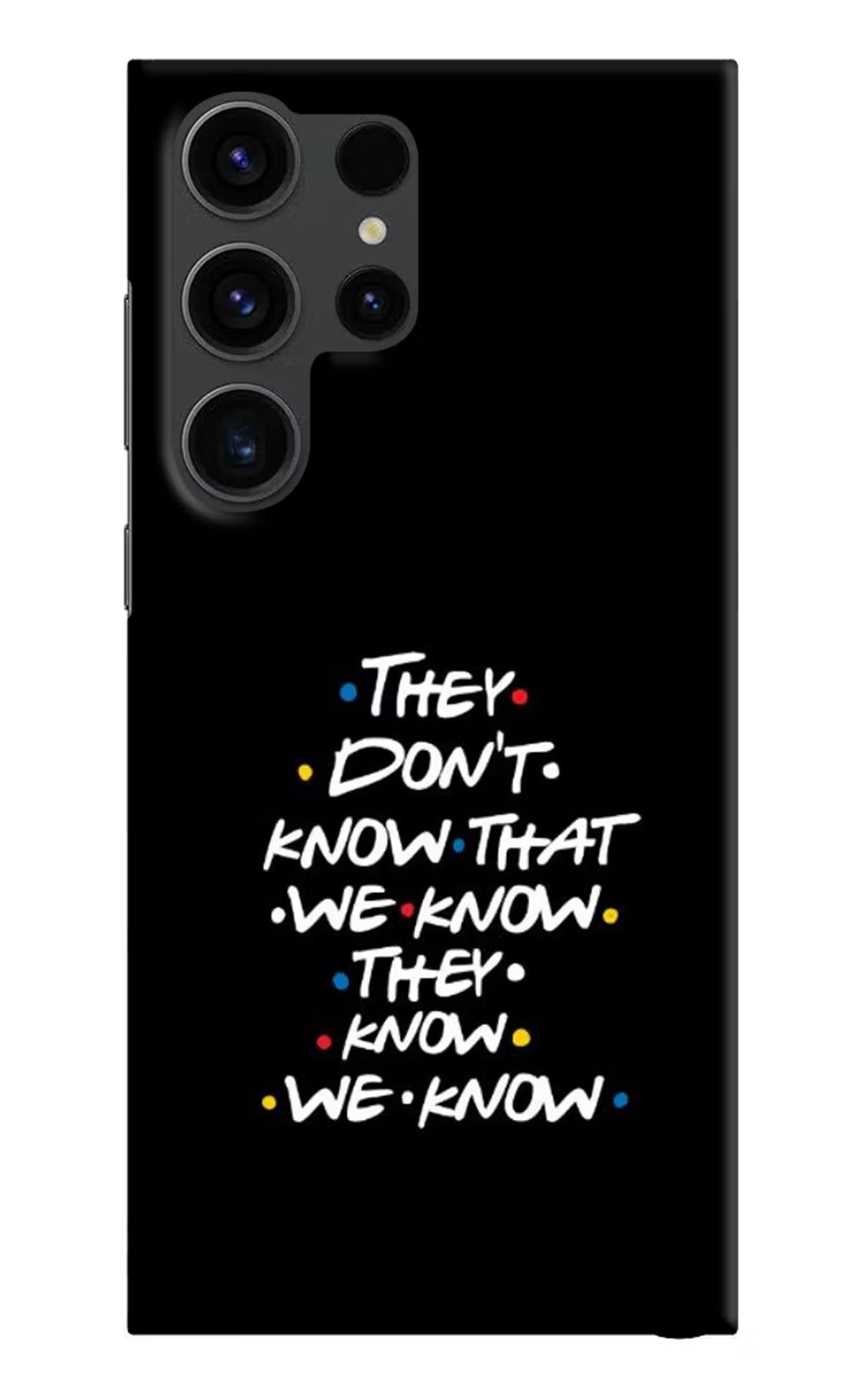FRIENDS Dialogue Samsung S23 Ultra Hard Case Back Cover by Casekaro