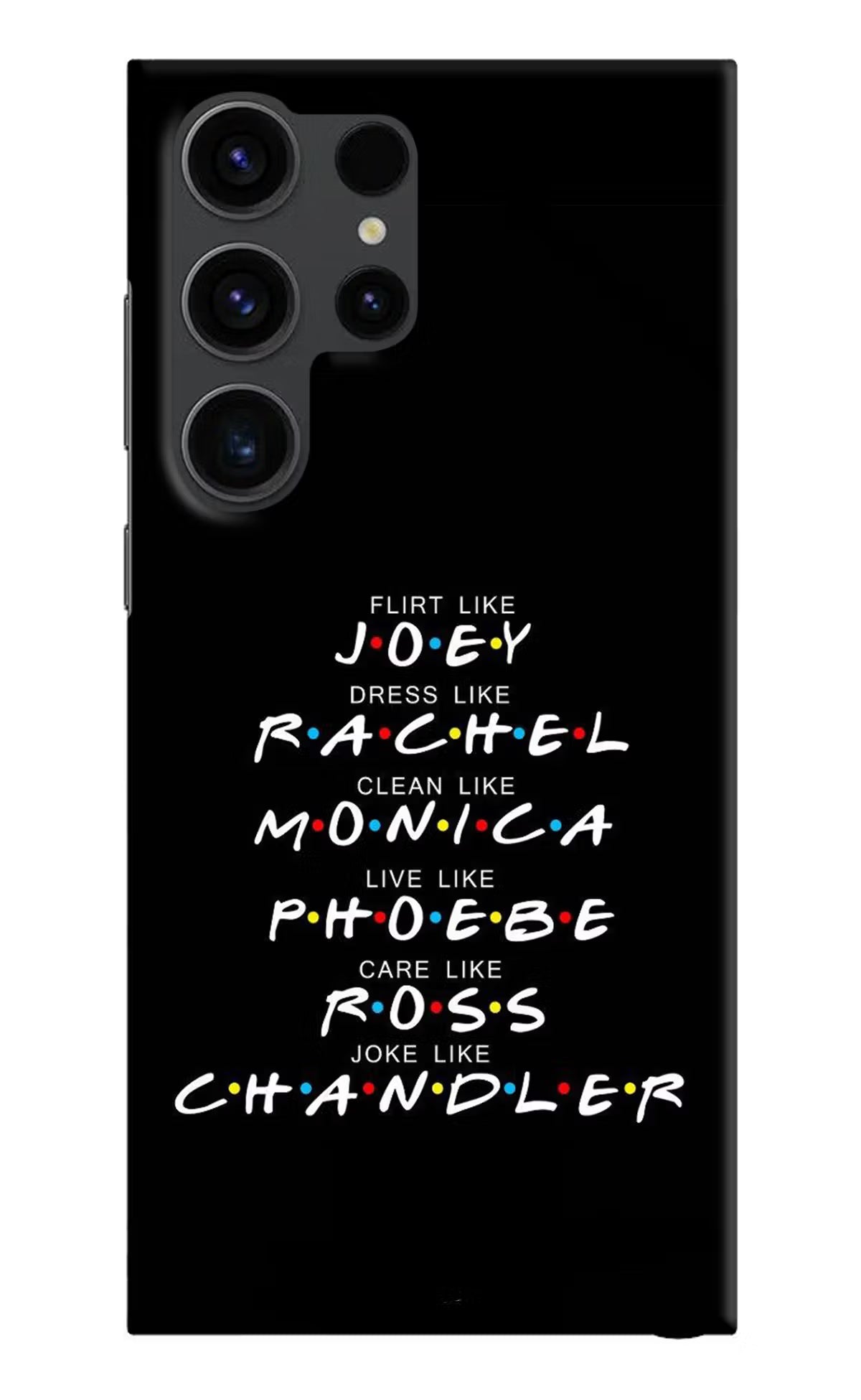 FRIENDS Character Samsung S23 Ultra Hard Case Back Cover by Casekaro