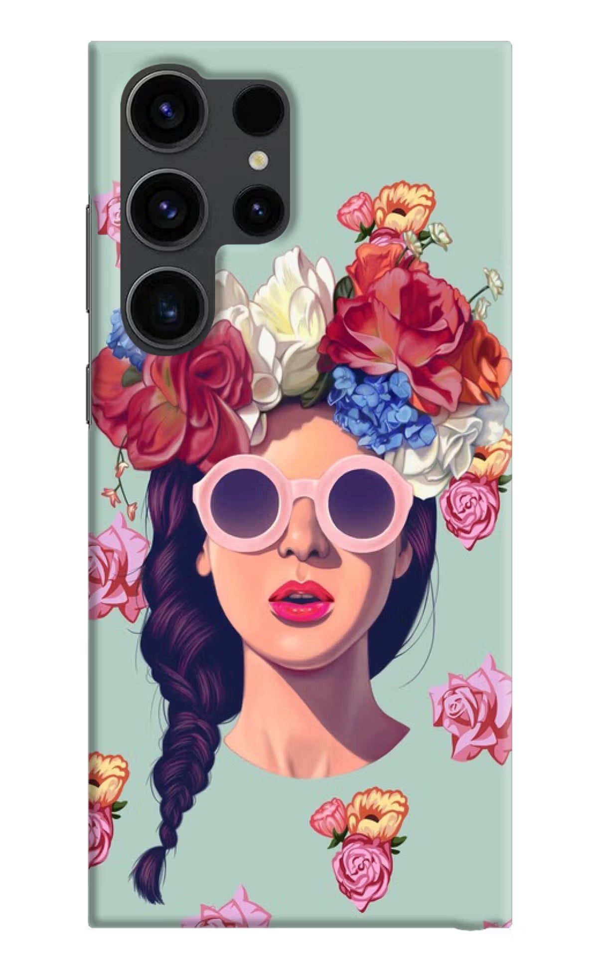 Pretty Girl Samsung S23 Ultra Hard Case Back Cover by Casekaro