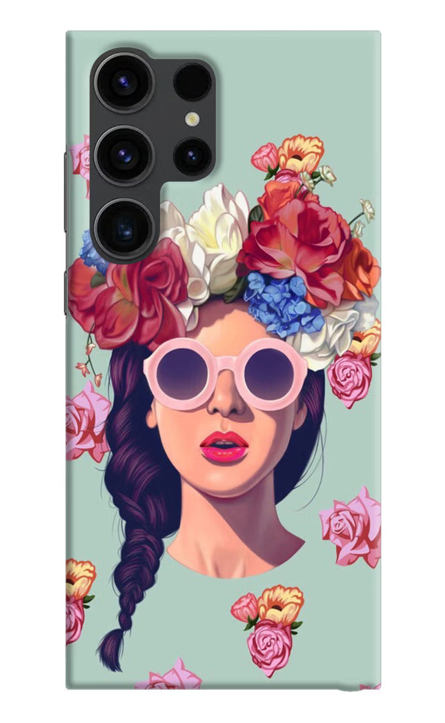 Pretty Girl Samsung S23 Ultra Hard Case Back Cover by Casekaro