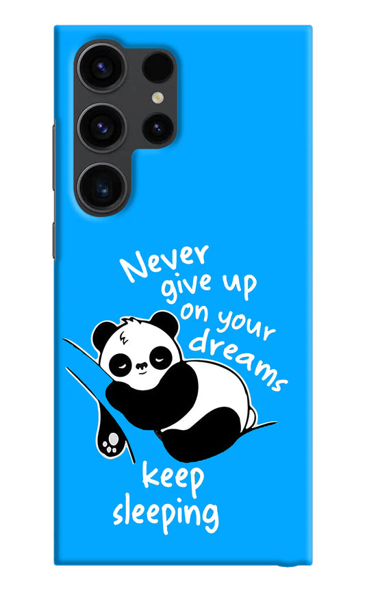 Keep Sleeping Samsung S23 Ultra Hard Case Back Cover by Casekaro