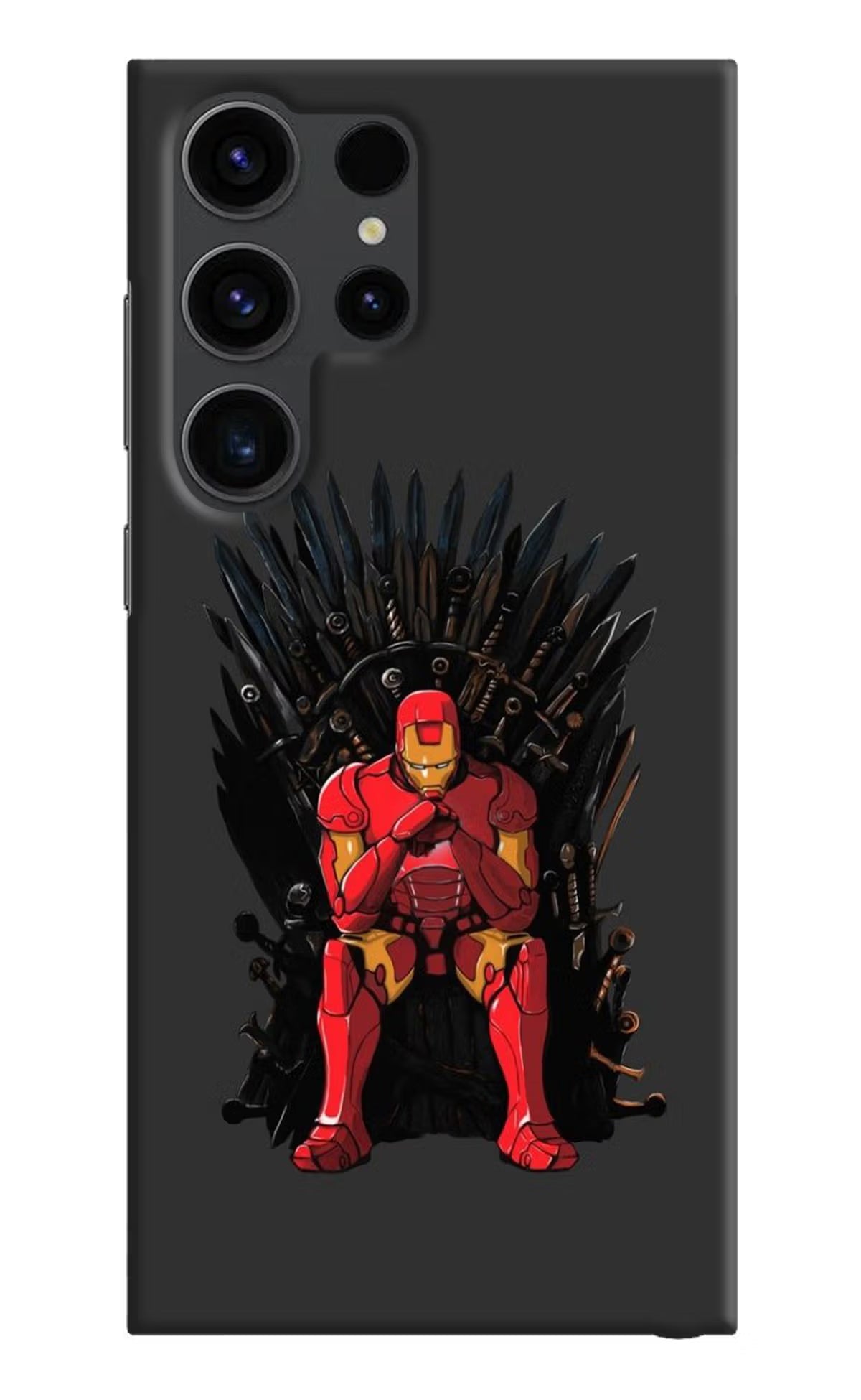 Ironman Throne Samsung S23 Ultra Hard Case Back Cover by Casekaro