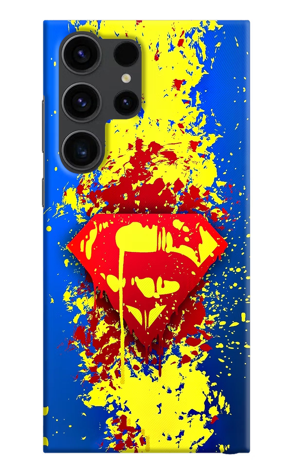 Superman logo Samsung S23 Ultra Hard Case Back Cover by Casekaro