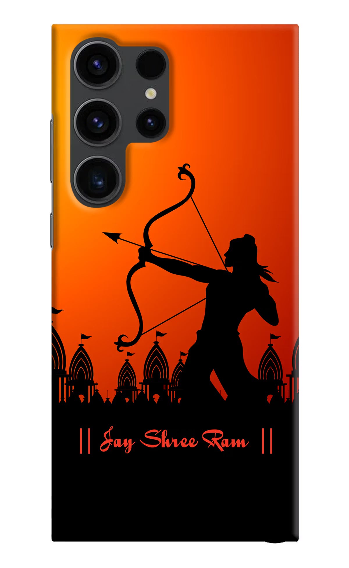 Lord Ram - 4 Samsung S23 Ultra Hard Case Back Cover by Casekaro
