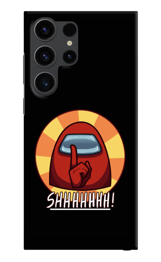 Among Us Shhh! Samsung S23 Ultra Hard Case Back Cover by Casekaro