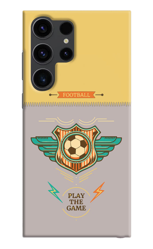 Football Samsung S23 Ultra Hard Case Back Cover by Casekaro