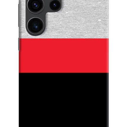Tri Color Pattern Samsung S23 Ultra Hard Case Back Cover by Casekaro
