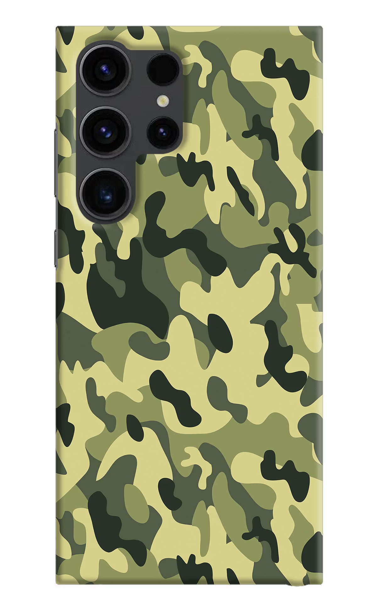 Camouflage Samsung S23 Ultra Hard Case Back Cover by Casekaro
