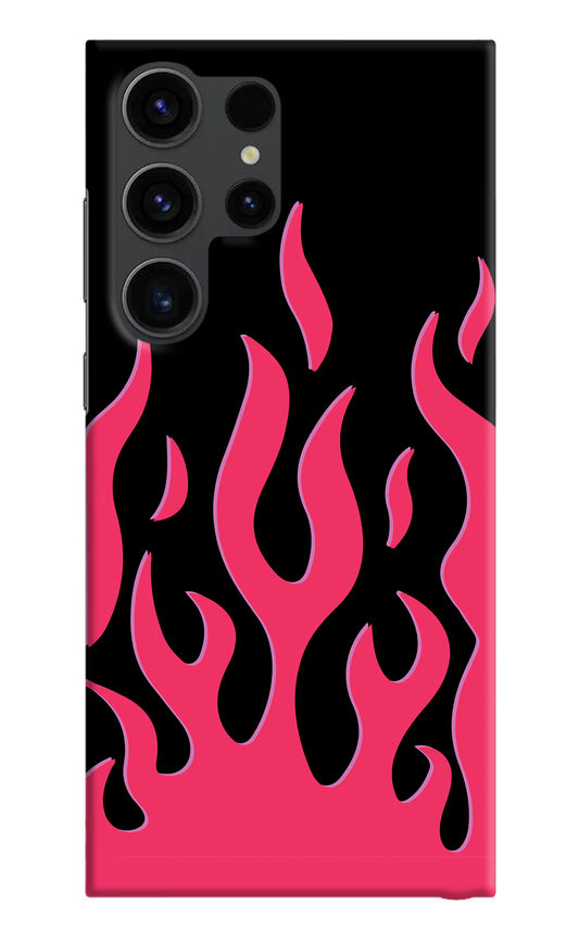 Fire Flames Samsung S23 Ultra Hard Case Back Cover by Casekaro