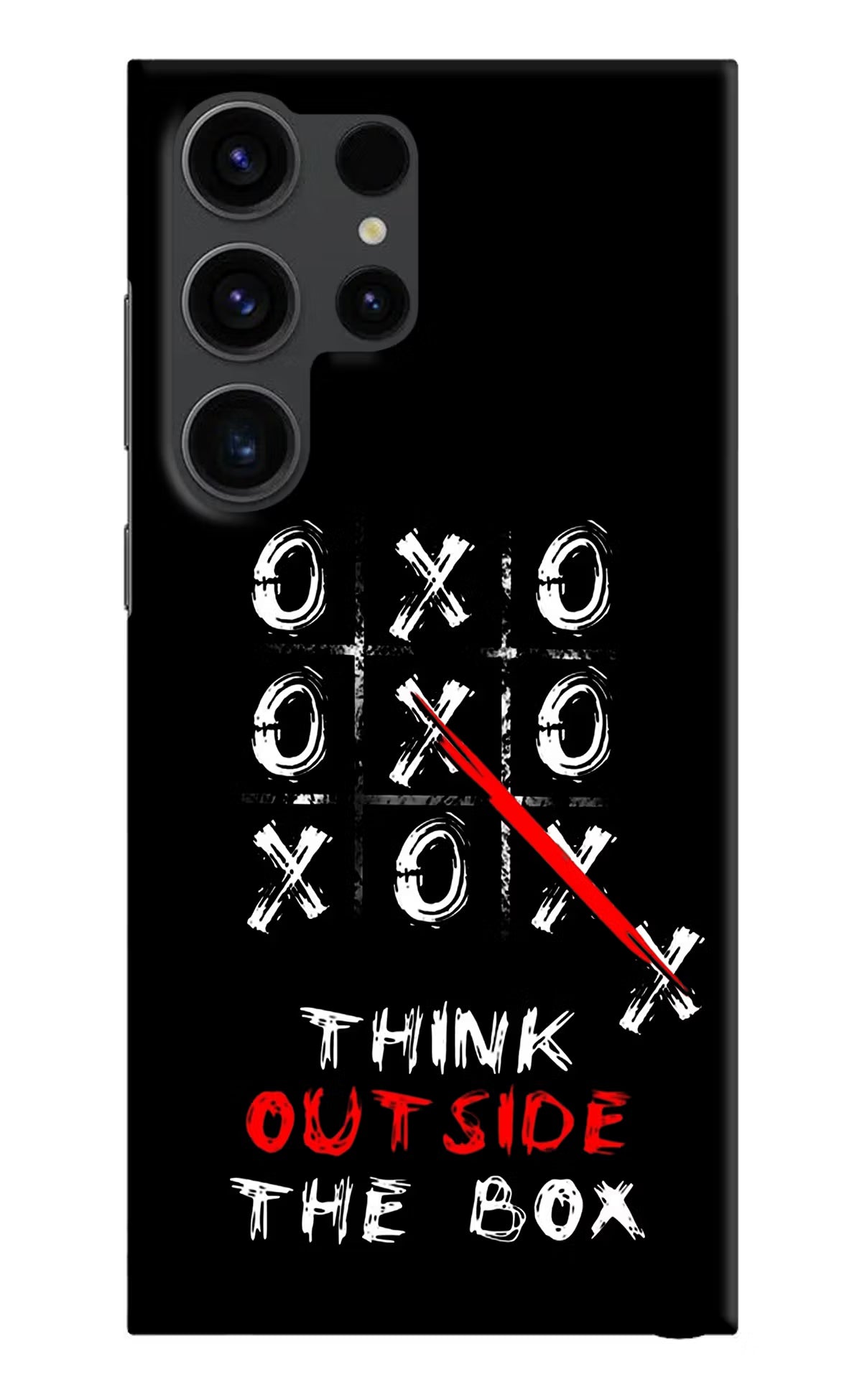 Think out of the BOX Samsung S23 Ultra Hard Case Back Cover by Casekaro
