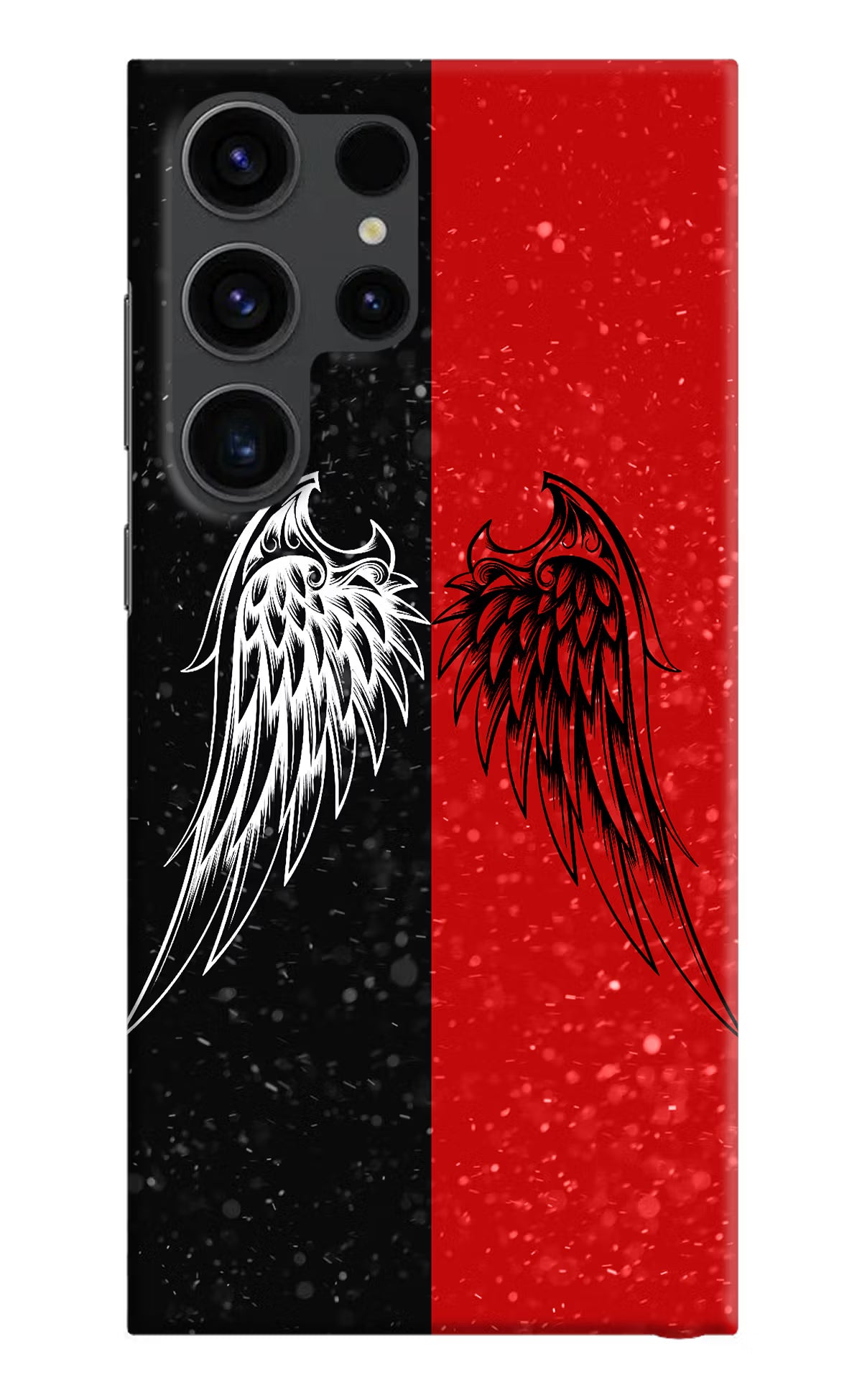 Wings Samsung S23 Ultra Hard Case Back Cover by Casekaro