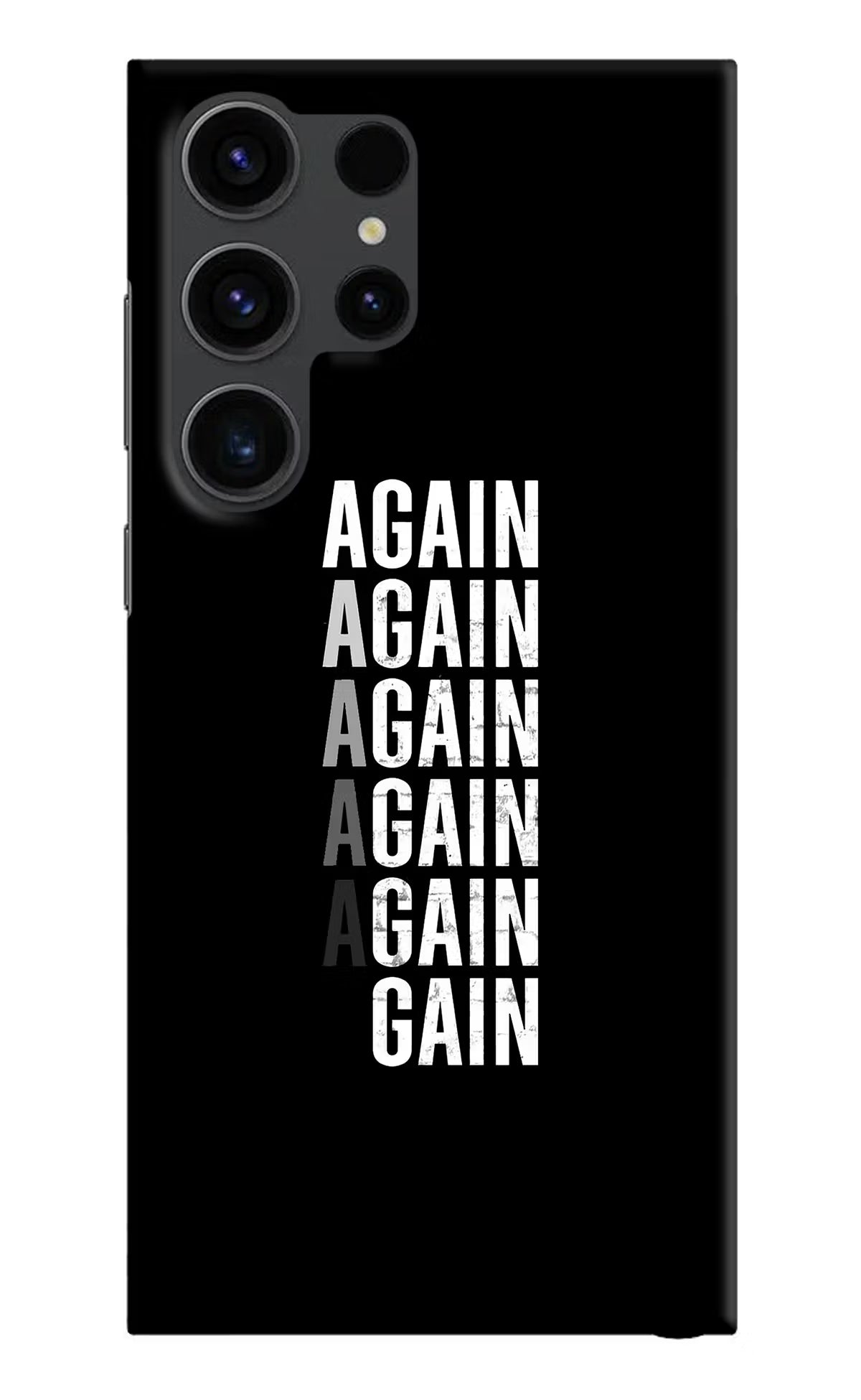 Again Again Gain Samsung S23 Ultra Hard Case Back Cover by Casekaro