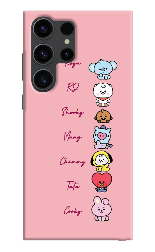 BTS names Samsung S23 Ultra Hard Case Back Cover by Casekaro