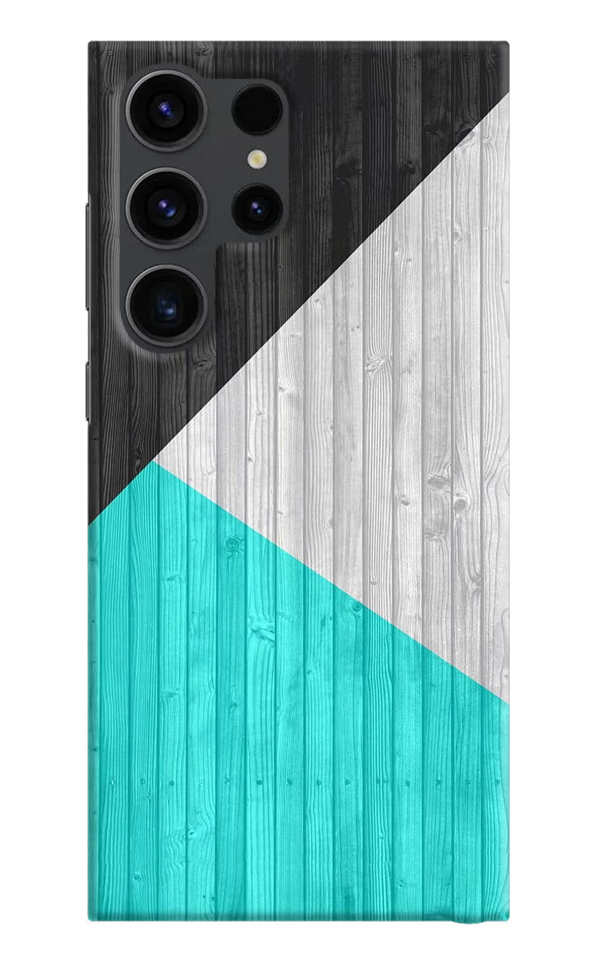 Wooden Abstract Samsung S23 Ultra Hard Case Back Cover by Casekaro