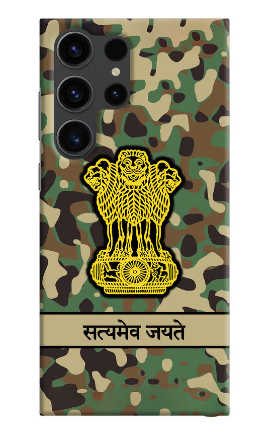 Satyamev Jayate Army Samsung S23 Ultra Hard Case Back Cover by Casekaro