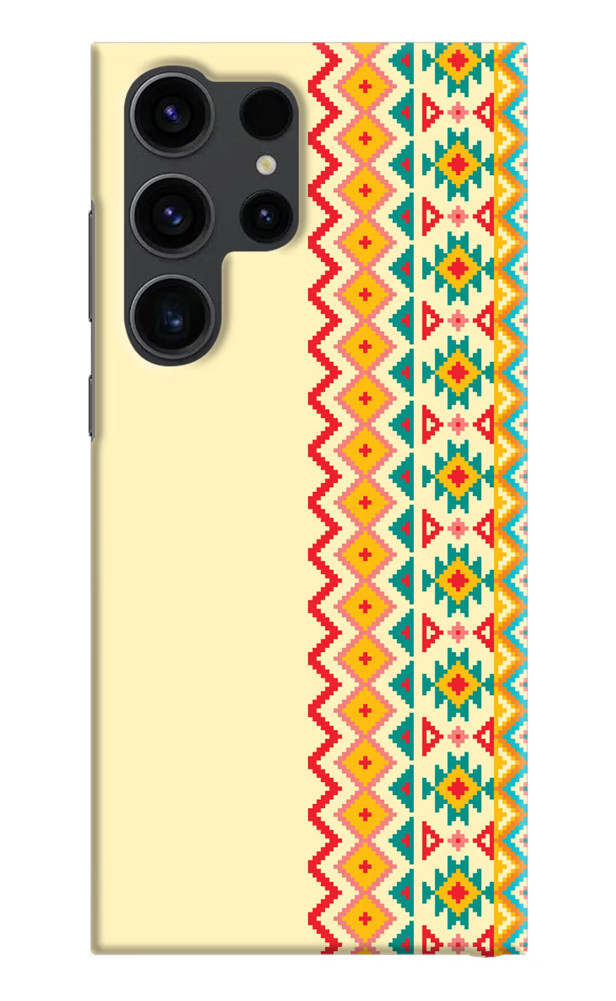 Ethnic Seamless Samsung S23 Ultra Hard Case Back Cover by Casekaro