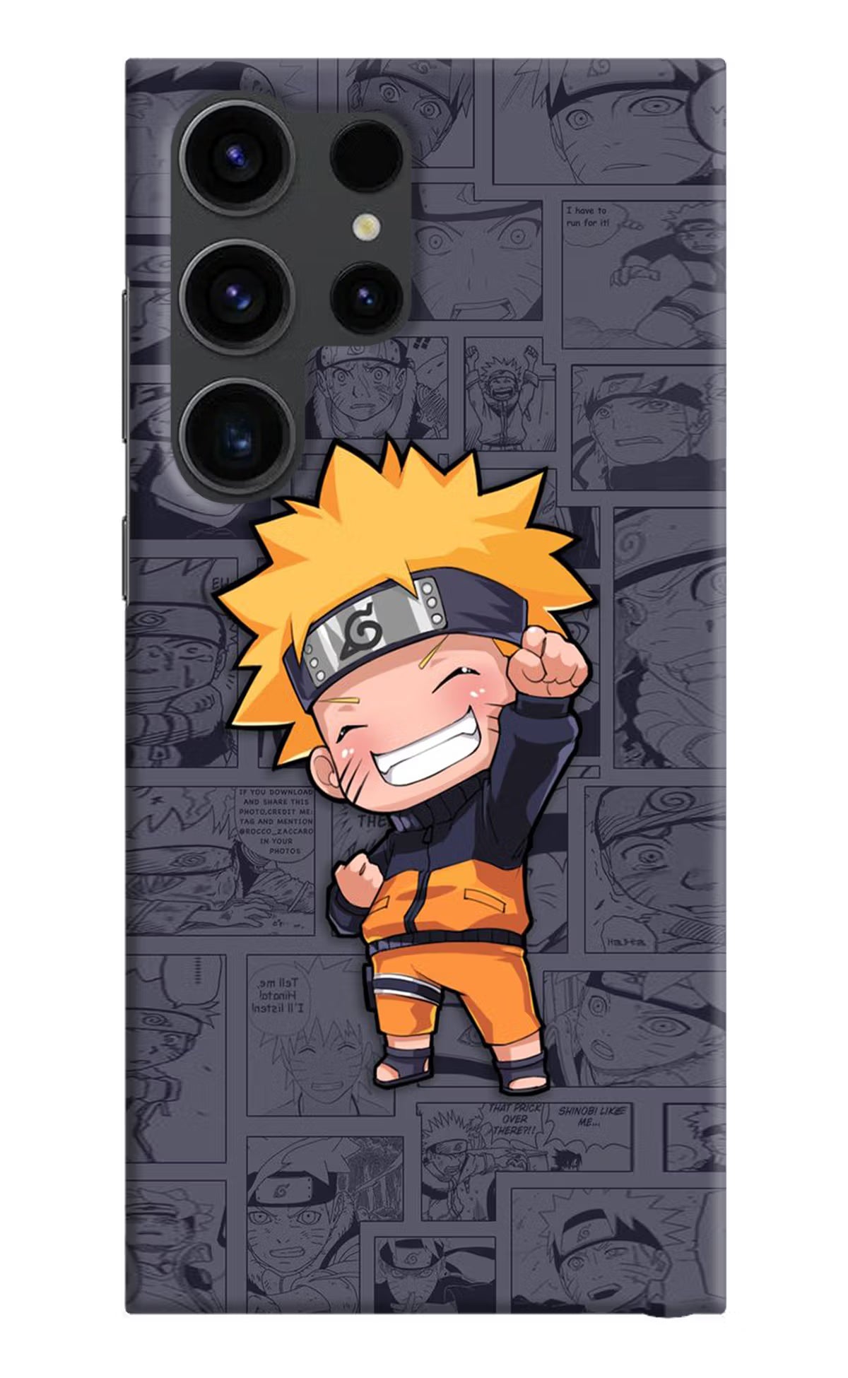 Chota Naruto Samsung S23 Ultra Hard Case Back Cover by Casekaro