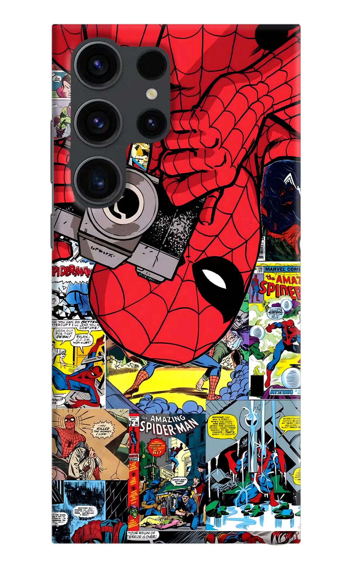Spider Man Samsung S23 Ultra Hard Case Back Cover by Casekaro