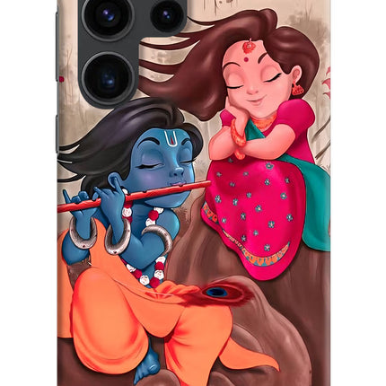 Radhe Krishna Samsung S23 Ultra Hard Case Back Cover by Casekaro