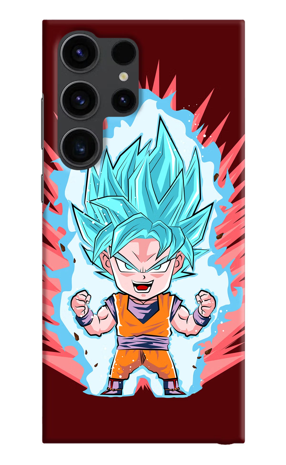 Goku Little Samsung S23 Ultra Hard Case Back Cover by Casekaro
