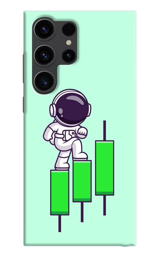 Astronaut Trader Samsung S23 Ultra Hard Case Back Cover by Casekaro