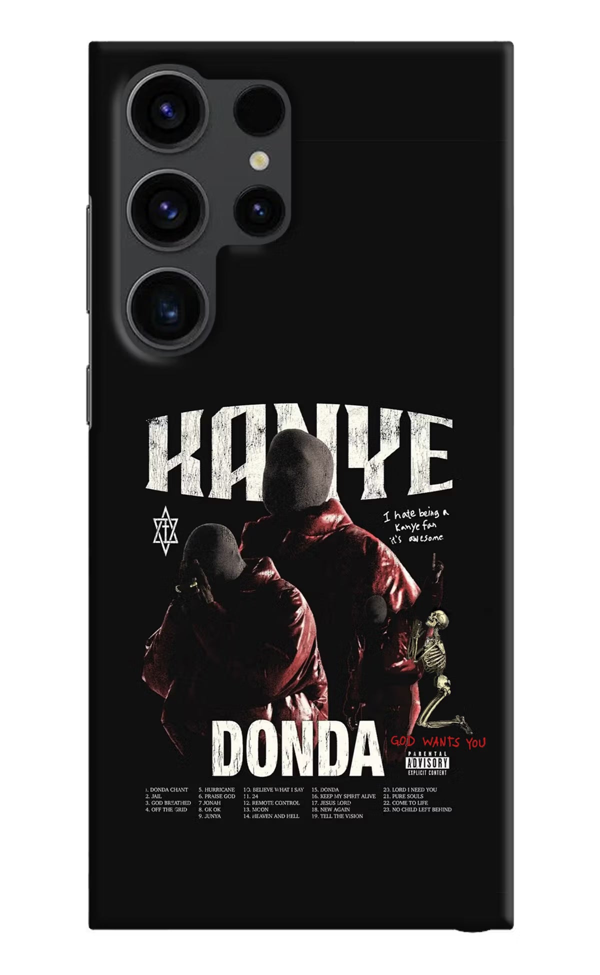 Donda Kanye West Samsung S23 Ultra Hard Case Back Cover by Casekaro