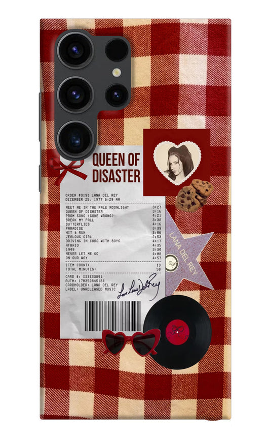 Queen of Disaster Samsung S23 Ultra Hard Case Back Cover by Casekaro