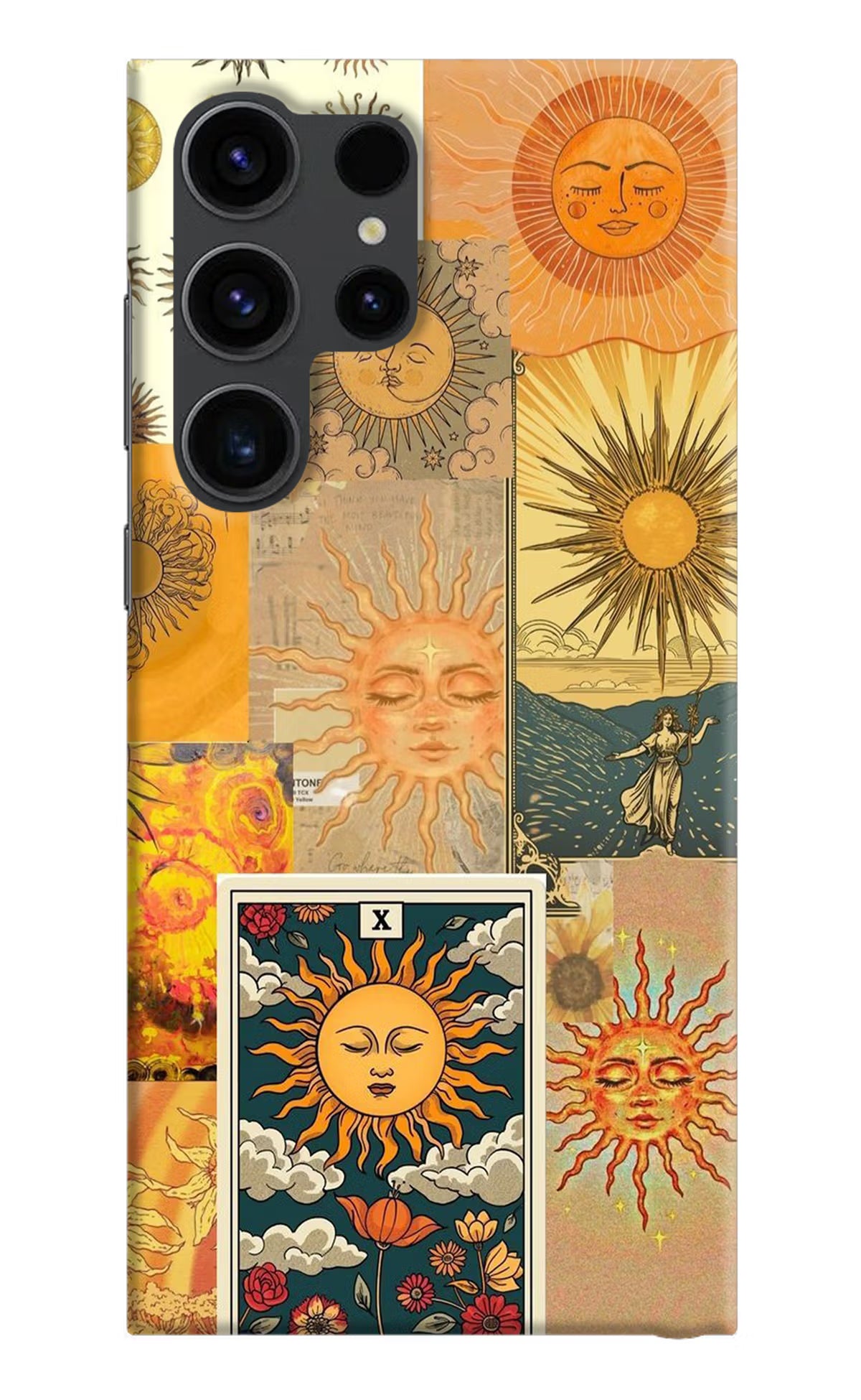 Sun Samsung S23 Ultra Hard Case Back Cover by Casekaro