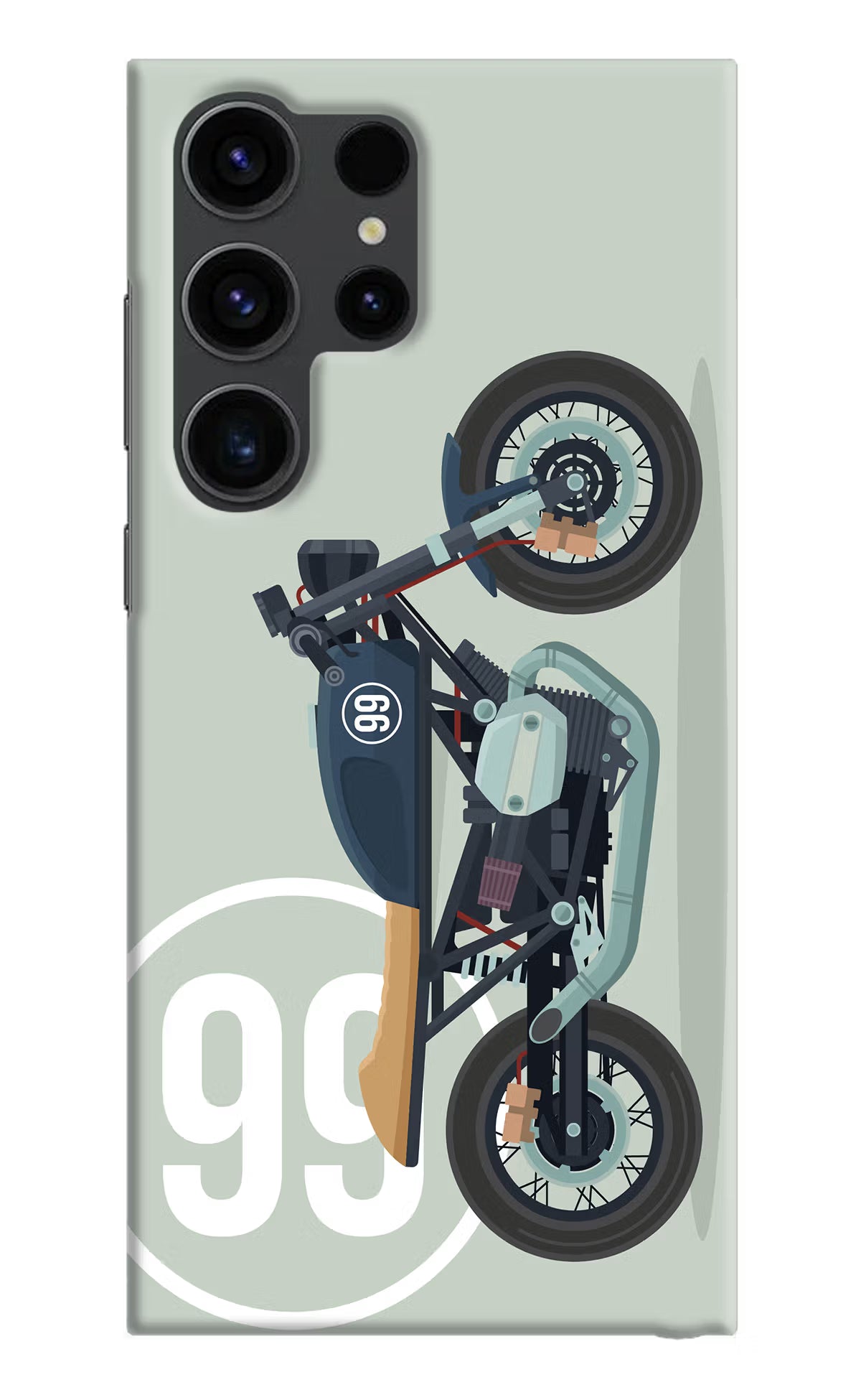 Classic Cafe Racer 99 Samsung S23 Ultra Hard Case Back Cover by Casekaro