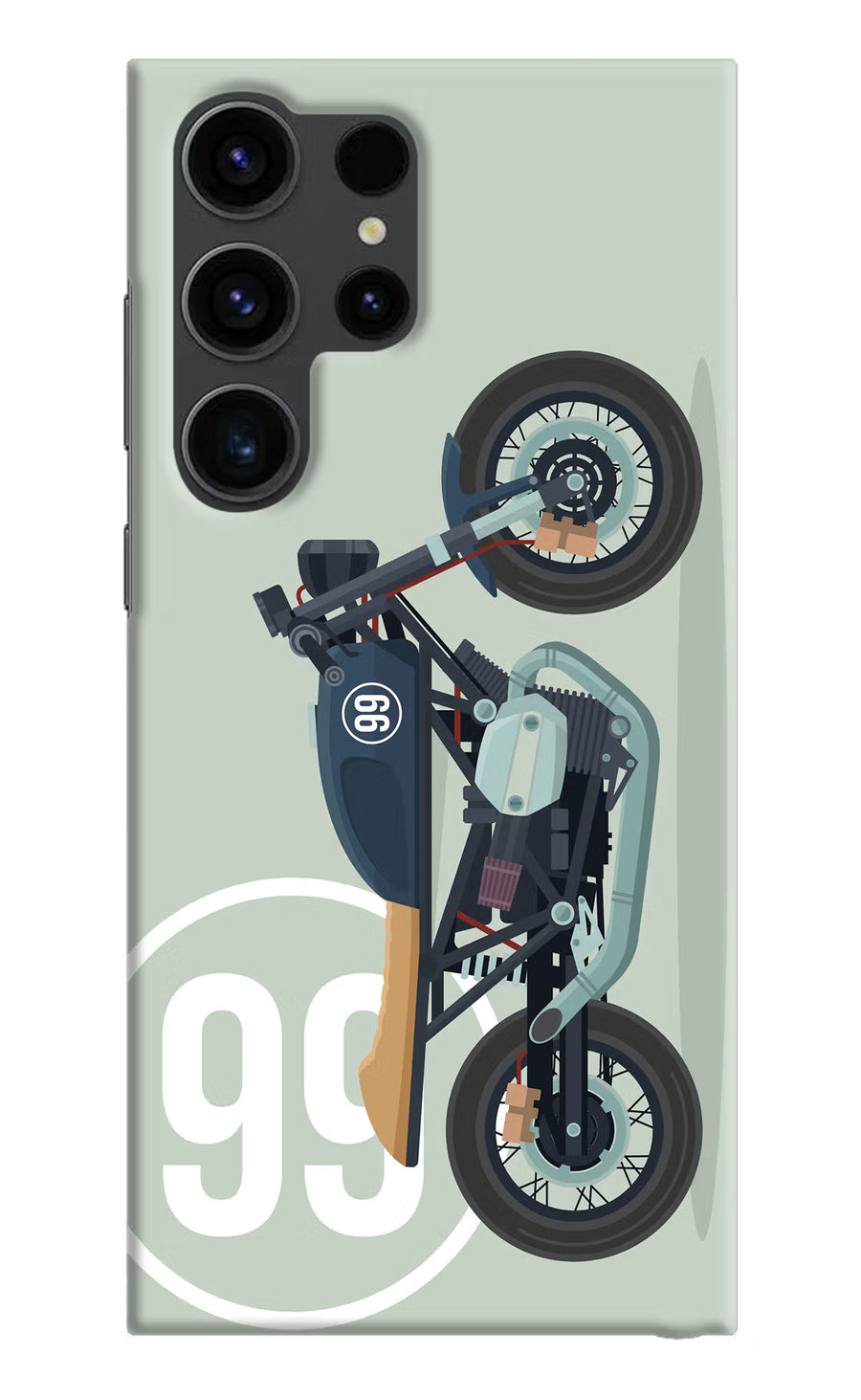 Classic Cafe Racer 99 Samsung S23 Ultra Back Cover, Hard case