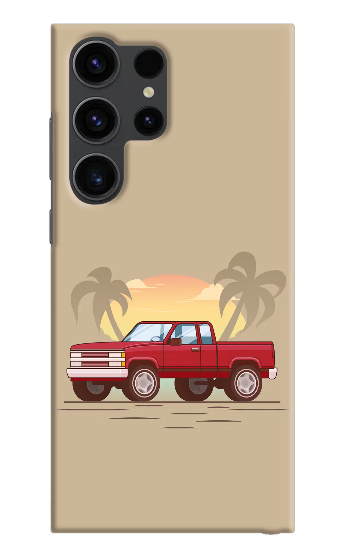 Desert Classic Drive Samsung S23 Ultra Hard Case Back Cover by Casekaro