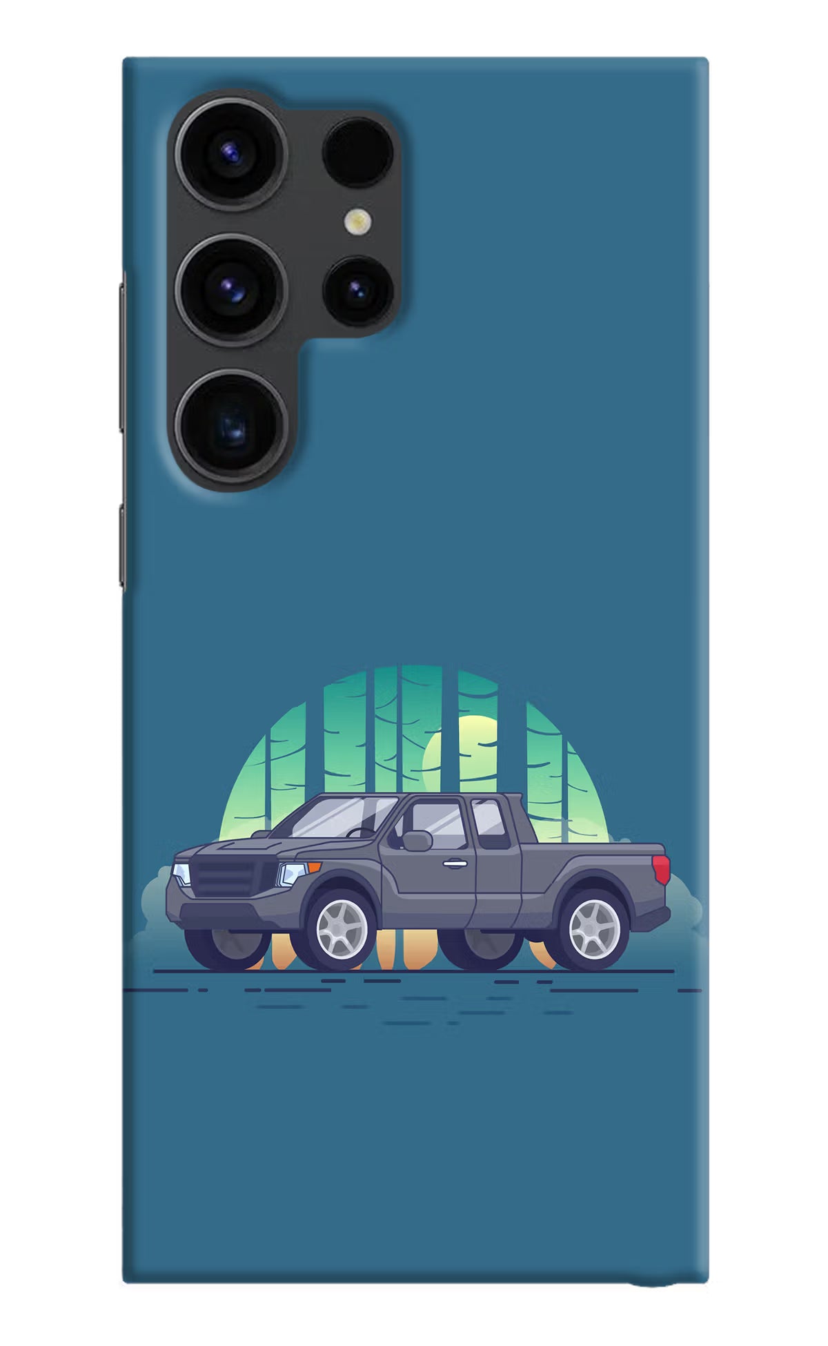 Retro Garage Vibe Samsung S23 Ultra Hard Case Back Cover by Casekaro