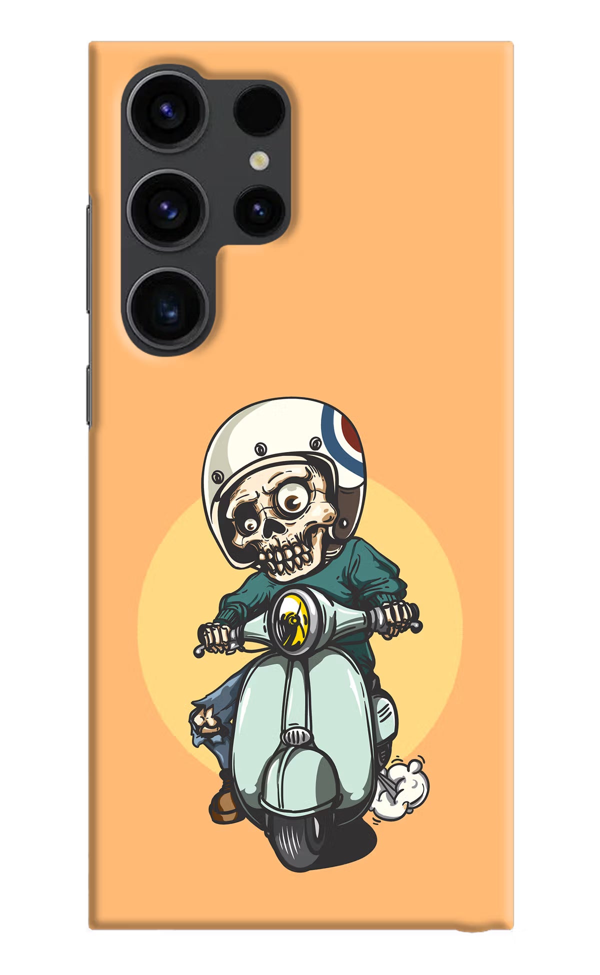 Undead Biker Samsung S23 Ultra Hard Case Back Cover by Casekaro