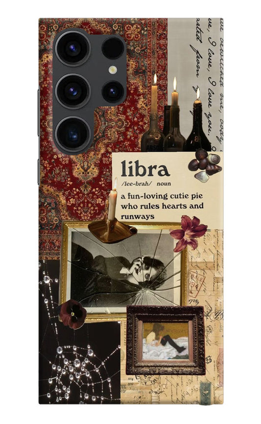 Libra Zodiac Samsung S23 Ultra Hard Case Back Cover by Casekaro