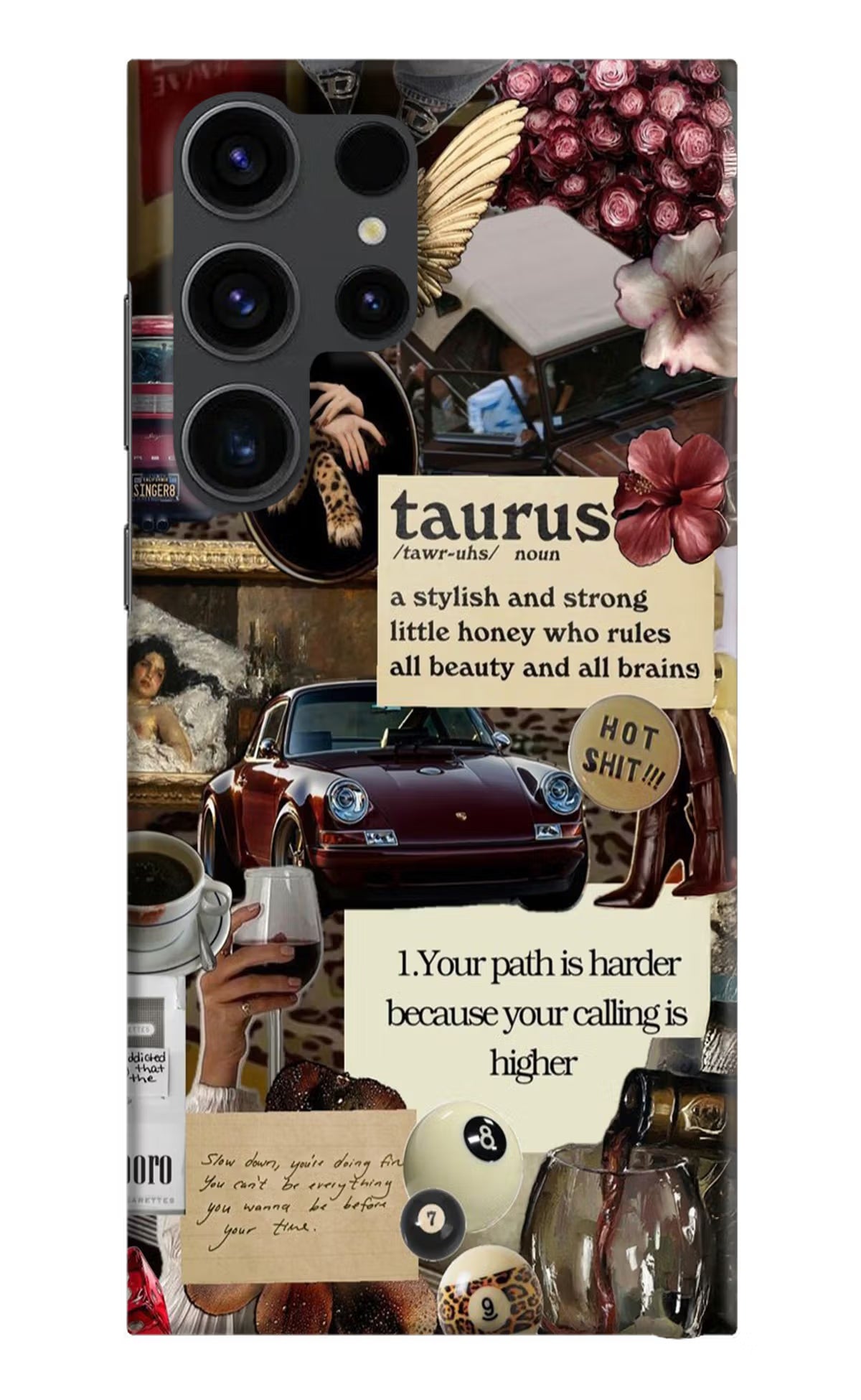 Taurus Zodiac Samsung S23 Ultra Hard Case Back Cover by Casekaro