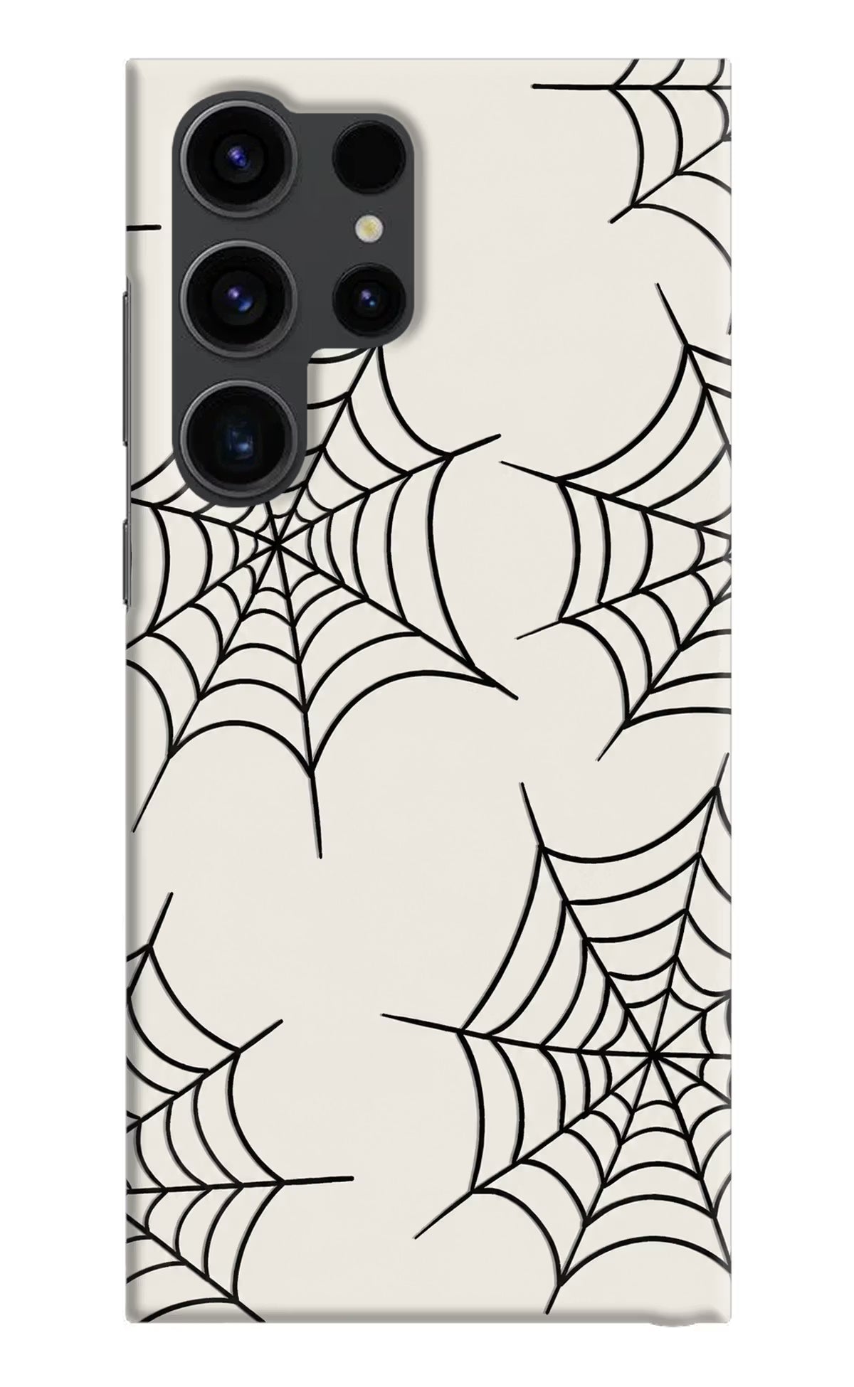 Spider Web Samsung S23 Ultra Hard Case Back Cover by Casekaro