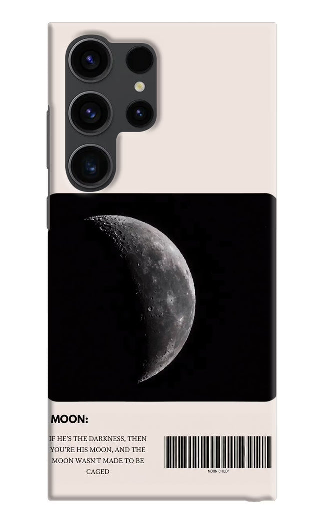 Moon Phase Samsung S23 Ultra Hard Case Back Cover by Casekaro