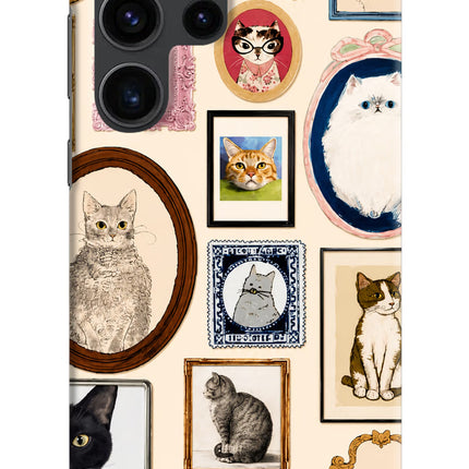 Mirror Cats Samsung S23 Ultra Hard Case Back Cover by Casekaro