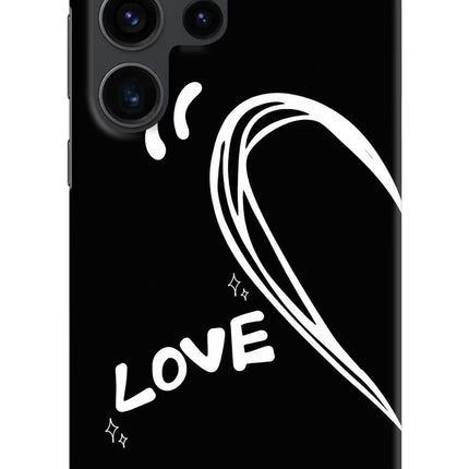 Love Line Samsung S23 Ultra Hard Case Back Cover by Casekaro
