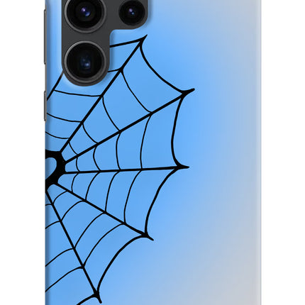 Blue Web Samsung S23 Ultra Hard Case Back Cover by Casekaro