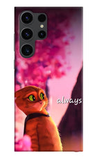 Always Cat Samsung S23 Ultra Hard Case Back Cover by Casekaro